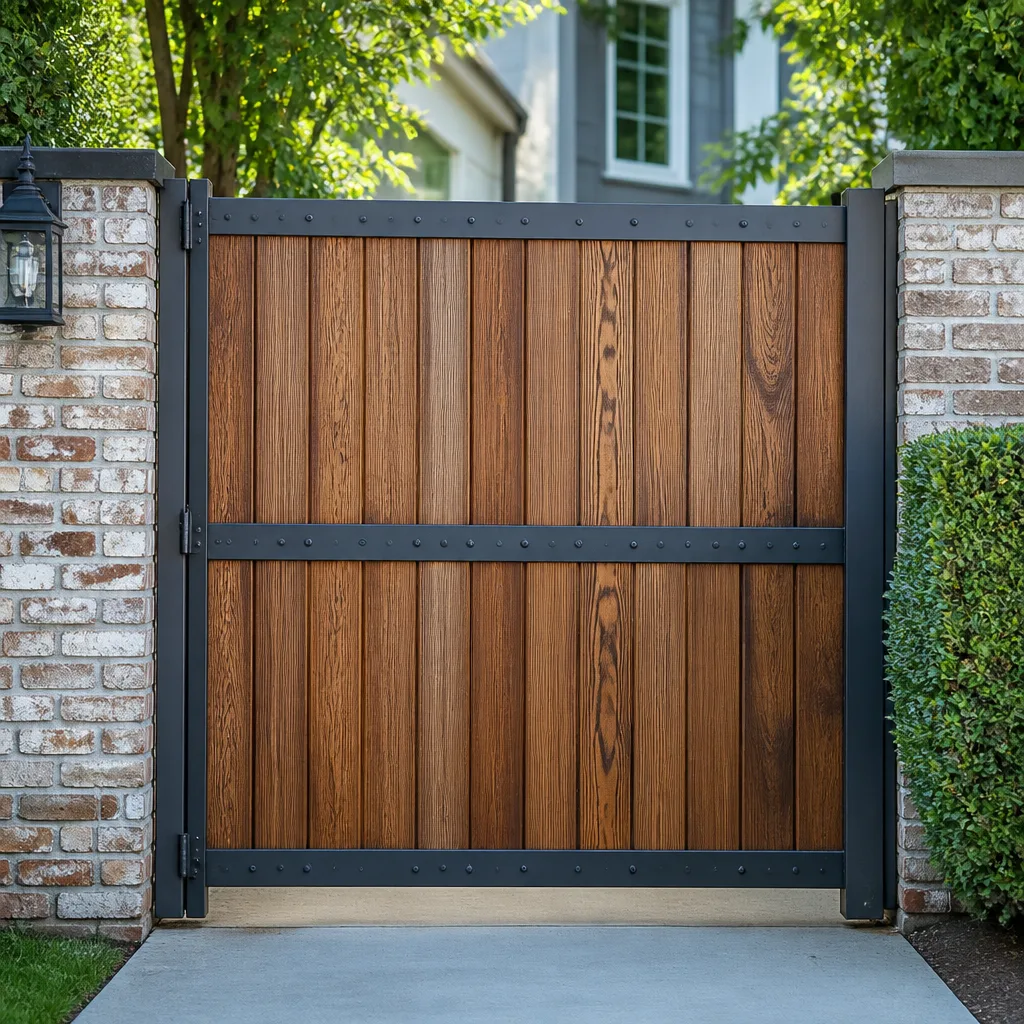 Wood & steel frame